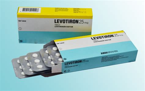 Levotiron 25 Mcg 100 Tablet