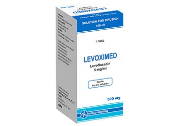 Levoximed 500 Mg/100 Ml Iv Infuzyon Icin Cozelti Iceren 1 Flakon