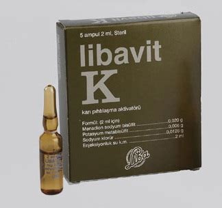 Libavit-k 20 Mg 5 Ampul Fiyatı