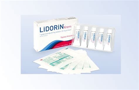 Lidorin %5 Krem (5 Adet 5 G Tup-tegadermsiz)