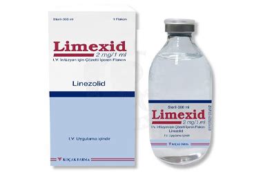 Limexid 2 Mg/1 Ml I.v. Infuzyon Icin Cozelti Iceren Flakon (1 Adet) Fiyatı