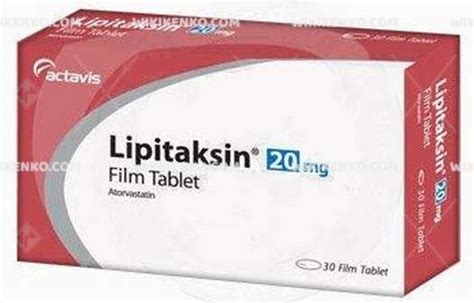 Lipitaksin 20 Mg 90 Film Tablet
