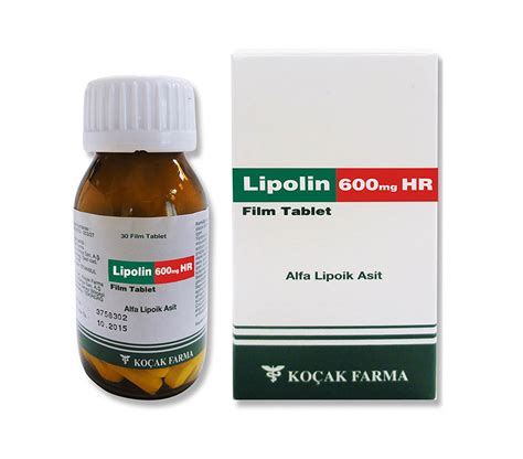 Lipolin 600 Mg 50 Film Tablet Fiyatı