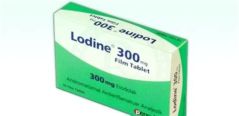 Lodine 300 Mg 10 Film Tablet Fiyatı