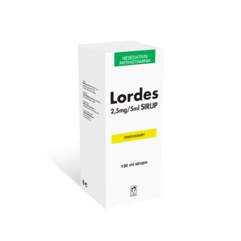 Lordes 2.5 Mg/5 Ml Surup 150 Ml Fiyatı