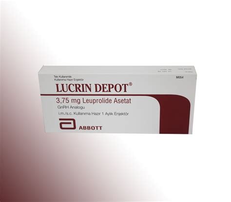 Lucrin Depot 1 Ay Im/sc 3.75 Mg Kullanima Hazir Toz Ve Cozucu Iceren Cift Bolmeli Enjektor Fiyatı