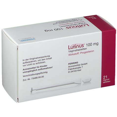 Lutinus 100 Mg Vajinal Tablet