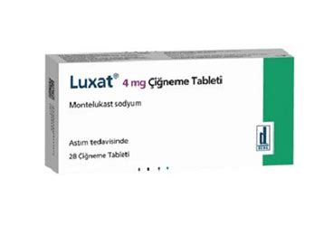 Luxat 4 Mg 28 Cigneme Tableti Fiyatı