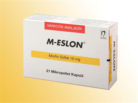 M-eslon 10 Mg 21 Mikropellet Kapsul
