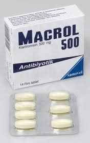 Macrol 250 Mg 14 Film Tablet