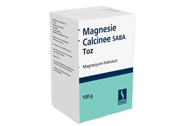 Magnesie Calcinee Naneli 100 G Toz Fiyatı