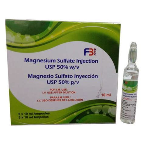 Magnezyum Sulfat %15 10 Ampul