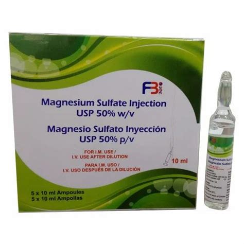 Magnezyum Sulfat %15 10 Ml 10 Ampul