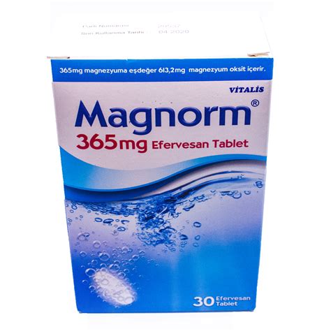 Magnorm 365 Mg 30 Efervesan Tablet