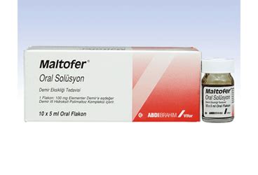Maltofer 100 Mg/5 Ml Oral Cozelti 20 X 5 Ml Fiyatı