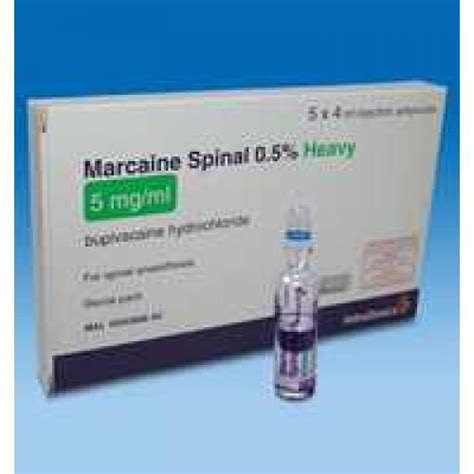 Marcaine Spinal Heavy %0,5 Enjeksiyonluk Cozelti