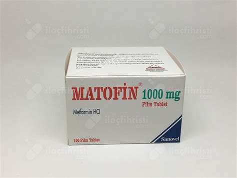 Matofin 1000 Mg 100 Film Tablet Fiyatı