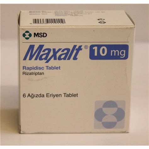 Maxalt 10 Mg Rapidisc 6 Agizda Eriyen Tablet Fiyatı