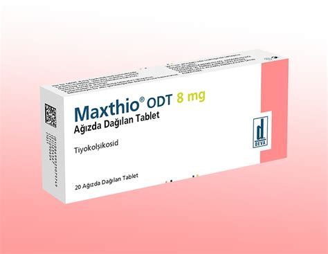 Maxthio Odt 8 Mg Agizda Dagilan 20 Tablet Fiyatı
