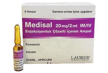 Medisal 20 Mg/ml Im/iv Enjeksiyonluk Cozelti Iceren 100 Ampul