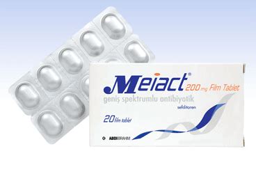 Meiact 200 Mg 20 Film Tablet Fiyatı