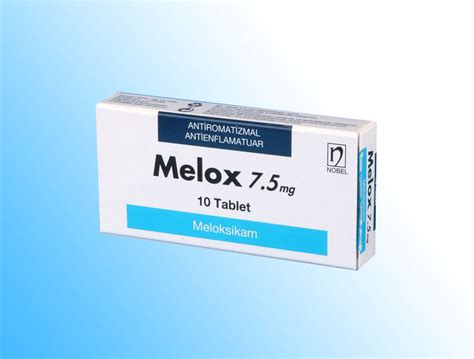 Melox 7.5 Mg 10 Tablet Fiyatı