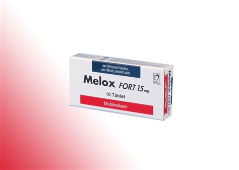 Melox Fort 15 Mg 10 Tablet