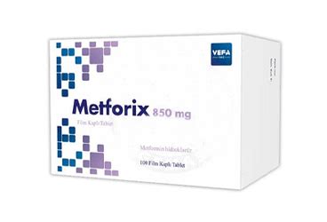 Metforix 850 Mg Film Kapli Tablet (100 Tablet) Fiyatı