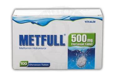 Metfull 500 Mg 100 Efervesan Tablet