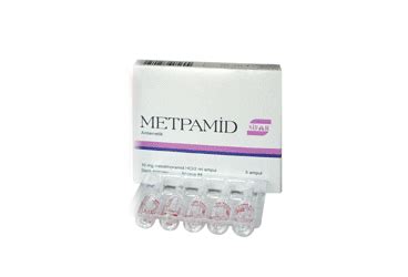 Metpamid 10 Mg/2 Ml Enjeksiyonluk Cozelti (5 X 2 Ml Ampul) Fiyatı