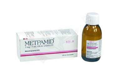 Metpamid 5 Mg/5 Ml Oral Cozelti (125 Ml Sise) Fiyatı