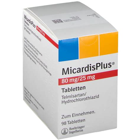 Micardis Plus 80/25 Mg 28 Tablet