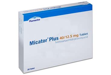 Micator Plus 40/12,5 Mg 28 Tablet