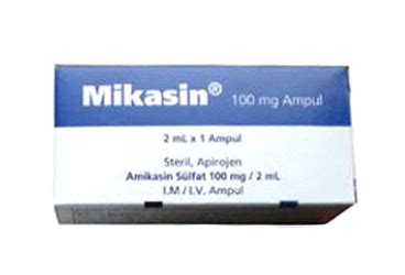 Mikasin 100 Mg/2 Ml Im/iv 1 Ampul Fiyatı