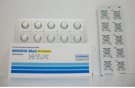 Minirin Melt 60 Mcg Oral Liyofilizat 30 Tablet