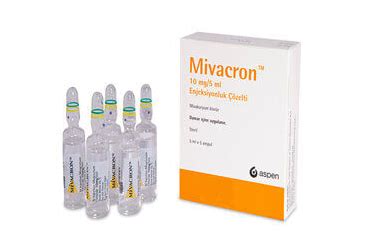 Mivacron 10 Mg/5 Ml Enjeksiyonluk Cozelti Fiyatı