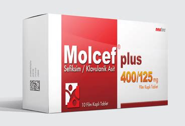 Molcef Plus 400/125 Mg 10 Film Kapli Tablet Fiyatı