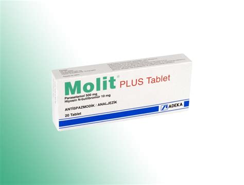 Molit Plus 500 Mg/10 Mg Tablet (20 Tablet)