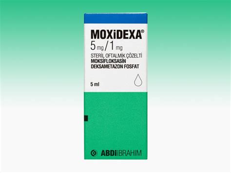 Moxidexa 5 Mg/1 Mg Steril Oftalmik Cozelti (5 Ml)