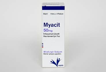 Msfungin 50 Mg Infuzyonluk Cozelti Hazirlamak Icin Toz