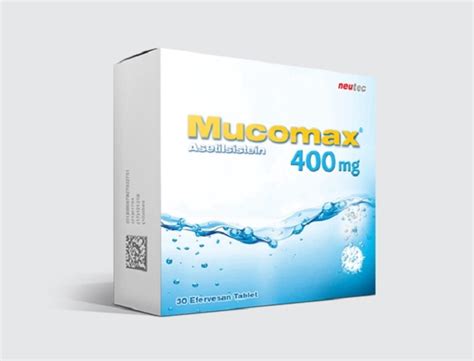 Mucomax 400 Mg 30 Efervesan Tablet Fiyatı