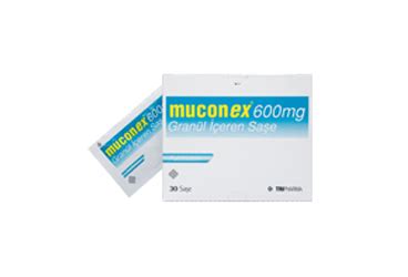Muconex 600 Mg Granul Iceren 30 Sase Fiyatı