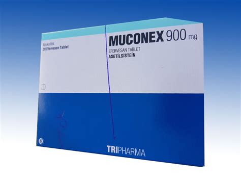 Muconex 900 Mg 20 Efervesan Tablet