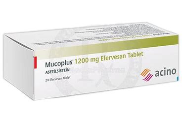 Mucoplus 1200 Mg Efervesan Tablet (20 Tablet) Fiyatı