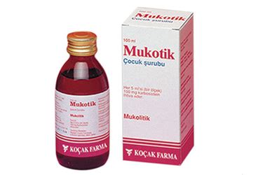 Mukotik 100 Mg/5 Ml Cocuk Surubu (100 Ml)