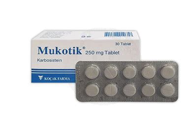 Mukotik 250 Mg 50 Tablet