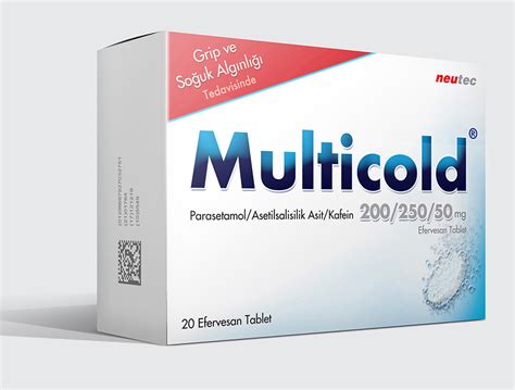Multicold 200/250/50 Mg 20 Efervesan Tablet Fiyatı