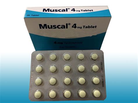 Muscal 4 Mg 20 Tablet