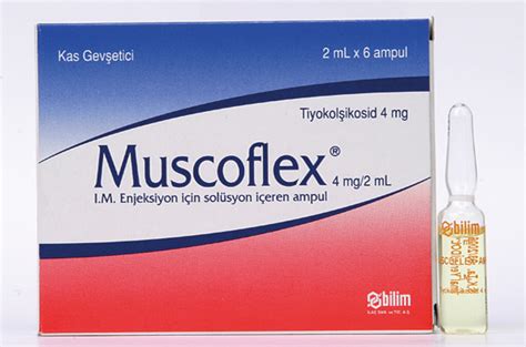 Muscoflex 4 Mg/2 Ml I.m.enjeksiyonluk Cozelti Iceren Ampul (6 Ampul)