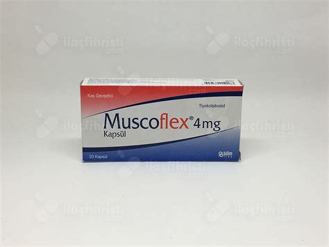 Muscoflex 4 Mg 20 Kapsul Fiyatı
